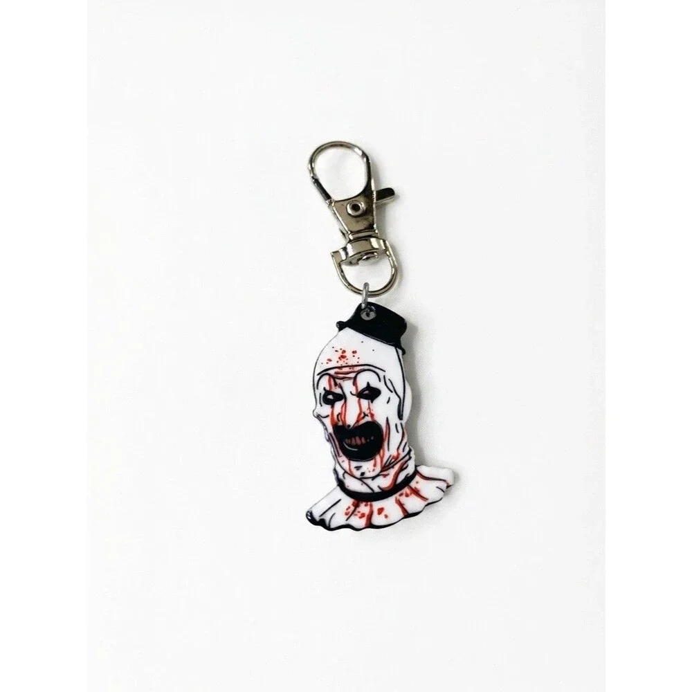 Terrifier Horror Movie Art the Clown Keyring Keychain Halloween Novelty Gift